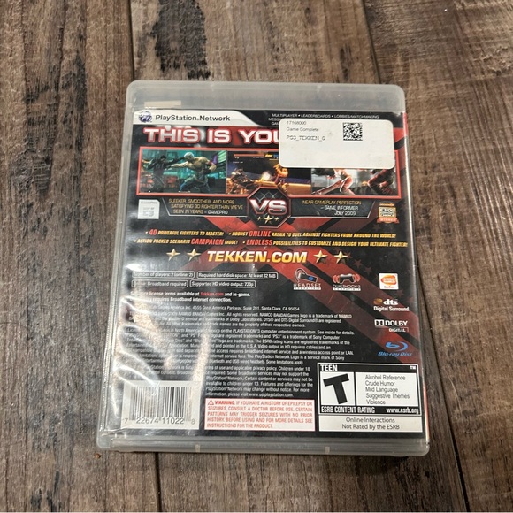 Tekken 6 Sony PS3 PlayStation 3 Complete In Box With Manual CIB - Picture 2 of 5